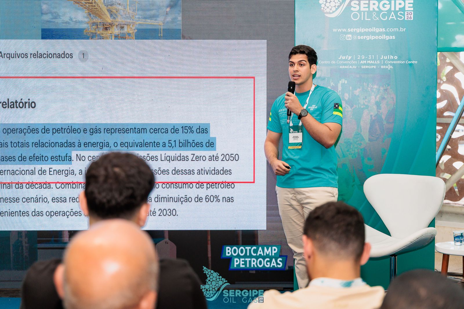 Apresentação da equipe GridScope no Sergipe Oil and Gas